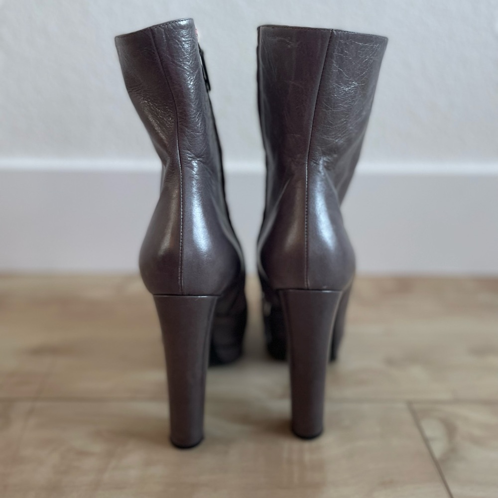 PRADA leather boots